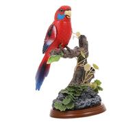 Hohopeti Electric Moving Bird Figurine Plastic Garden Ornament with Vivid Colors Craft Decoration for Balcony Indoor Outdoor Use