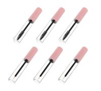 Hohopeti Empty Mascara Tubes 6Pcs 5Ml Pet Containers for DIY Eyeliner and Lip Gloss, Portable Reusable Bottles for Travel and Daily Use