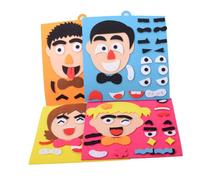 Hohopeti Facial Puzzle, Early Development Educational Puzzle Set with Funny Faces Changing, DIY Activity for Age 1+