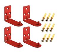 Hohopeti Fire Extinguisher Wall Bracket Metal Hook Mount with L-Shaped Design for 20 Lbs Fire Extinguisher Space Saving Holder for Office and Home Safety