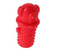 Hohopeti Fire Hydrant Tpr Dog Chew for Interactive Puppy Molar Stick Outdoor Throwing Training Bone for Small Dogs and Pets Teeth Cleaning Bite in Red