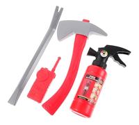 Hohopeti Fireman Role-play Cosplay Firefighter Tools Kit Realistic Simulation Fire Extinguisher Accessories for Party and Pretend Play