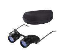 Hohopeti Fishing Magnifier Glasses with Plane Telescope Lens and Protective Case, Portable HD Blue Coated Visual Aid for Outdoor Hiking and Fishing Activities