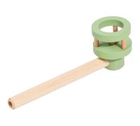 Hohopeti Floating Blow Ball for Motor Skill Development Breath Control Training Bright Color Wooden Balanced Floating Sphere Interactive Plaything