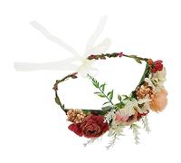 Hohopeti Floral Dog for Wedding Lightweight Pet Collar Artificial Flowers Dog Flower Crown Decor Multi-purpose Accessory