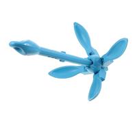 Hohopeti Folding Grapnel Anchor 1.5kg Carbon Steel Foldable Marine Anchor for Kayaks Paddleboards Small Yachts Boat Stability