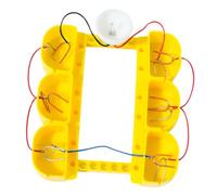 Hohopeti Fruit Battery Physics Experiment Kit Educational Electronic Science for Stem Learning DIY for Students with Electricity Circuits