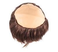 Hohopeti Funny Bald Monk Wig for Adults Realistic Bald Head Cosplay Prop for Halloween Party Carnival Stage Performance Mens Accessory with Lifelike Details