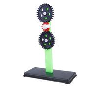Hohopeti Gear Group Experimental Teaching Apparatus with Bracket for Physics Mechanics Practical Skills Training Stable Material Easy Disassembly Scientific Educational Random Color