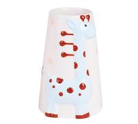 Hohopeti Giraffe Ceramic Water Bottle Holder for Small Animals and Hedgehogs, Vertical Hamster Kettle Stand with 150ml Capacity, No Smell, Adorable Cartoon Style for Home or Random Color