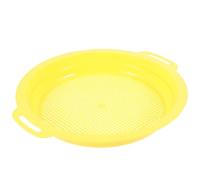 Hohopeti Gold Prospecting Sieve Pan with Mesh Filter and Carry Bag Efficient Sand Sifter for Mining Enthusiasts Portable Panning Tool for Easy Gold Separation and Sorting