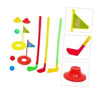 Hohopeti Golf Clubs Set Educational Golf Kit for Outdoor Lawn Sports Develops Coordination and Patience Fun Physical Activity Game