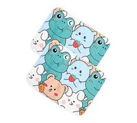 Hohopeti Guinea Pig Cage Liners Washable Pee Pads 2 Pack Bedding Fleece for Small Animals