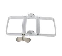 Hohopeti Hair Dye Tube Squeezer Metal Manual Extruder for Aluminum Plastic Tubes Precise Hairdressing Tool for Dye Toothpaste and Dispensing Silver Professional Barber Accessory