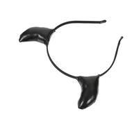 Hohopeti Halloween Devil Headbands Sequin Horn Hair Hoops Black Party Costume Accessory for Adults and Teens