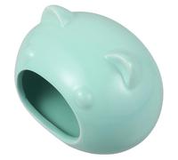 Hohopeti Hamster Bed House Ceramic Hideout Cozy Nest for Rats Squirrels Ferrets Pet Supplies