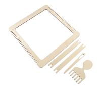 Hohopeti Hand-Knitting Loom Toys Wooden Weaving Tools Weaving Loom Kit French Knitting Machine