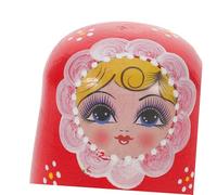 Hohopeti Hand-painted Colorful Strawberry Girl Matryoshka Dolls Set Wooden Russian Nesting Dolls for Collectors and Artistic Figurines for Home Decoration and