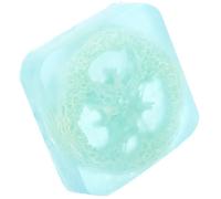 Hohopeti Handmade Loofah Soap Bar 100G with Rose Essential Oil, Exfoliating Scrub Soap for Refreshing Skin Care, Natural Loofah Bath and Facial Cleanser for Sensitive Skin