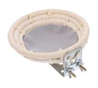 Hohopeti Handwoven Bird Nest Cotton Rope Woven Parrot Breeding Shelter for Birds Rustic Decor Natural Ventilation for Unique