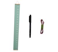 Hohopeti Hanging Boy Girl Height Measurement Ruler Removable Growth Chart for Boys and Girls Durable Canvas Wall Decor with Avocado Green Design for Kindergarten and Nursery Spaces