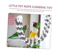 Hohopeti Hanging Woven Sugar Glider Cotton Rope Cage Accessory for Hamsters Rats Guinea Pigs Natural Chew for Animals Exercise and Teeth Health Safe Cage Decoration