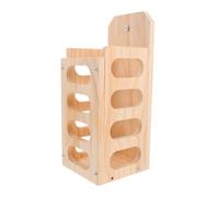 Hohopeti Hay Feeder Wooden Rack for Chinchillas No Waste Hay Holder Open Design Easy Installation for Indoor Use Reduces Food Waste and Promotes Natural Eating Habits