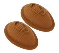 Hohopeti Heat-Resistant Silicone Easter Egg Mold Shape Silicone Cake and Cookie Molds for Baking Non-Stick Flexible Household Candy and Chocolate Moulds Colorful French Style Easter Egg