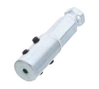 Hohopeti Hexagonal Polisher Extension Rod Alloy Threaded Grinder Adapter Shaft for Low-Speed Rotary Polisher Precise Connection Flexible Use for DIY and Repair