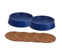 Hohopeti Household Pigeon Nest with Wear-resistant Compact Nesting Pads Breeding Egg Basins for Birds and Animals Suitable for Indoor Outdoor Garden Use Rustic Style Bird Beds