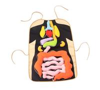 Hohopeti Human Organs Apron Educational for Soft Cloth Material Cognitive Learning Aid Preschool Anatomy Teaching Tool