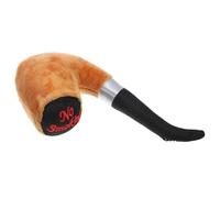 Hohopeti Indestructible Dog Plush Squeaky Chewing with Teeth Cleaner Molar Functions 7.07x2.75x1.57in Cartoon Design for Aggressive Chewers Large Dogs