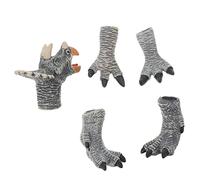Hohopeti Interactive Dinosaurs Puppet Realistic Dinosaur Costume Accessories for Engaging Hand Puppets for Parent Bonding and Storytelling for Imaginative Play and Early Education