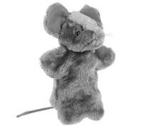 Hohopeti Interactive Mouse Hand Puppet Plush for Soft Emulated Animal Hand for Storytelling Safe Gentle Material for Home School and Kindergarten Play and Learning
