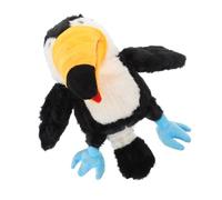Hohopeti Interactive Plush Toucan Hand Puppet for Soft Bird for Storytelling Role Play Early Education Birthday Gift for Charming Animal Character for Imaginative Fun