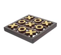 Hohopeti Interactive Toe Chess Game for Adults Educational Family Table Game for Strategic Thinking and Problem Solving Wooden Board for Play and Party Entertainment