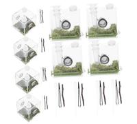 Hohopeti Jumping Case Reptile Breeding Box with Acrylic Design Small Size Suitable for Pet Supplies and Insect Habitat Terrarium for Home and Laboratory Use