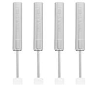Hohopeti Kitchen Cupboard Soft Close Dampers for Cabinet and Trash Bin Lid, 4pcs Nickel-plated Iron Hydraulic Silent Descenders, 55-59n Noise Reduction for Office and Outdoor Use