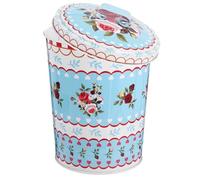 Hohopeti Large European-style Tinplate Candy Storage Box with Lid, Decorative Iron Snack Container for Home and Living Room, Spacious Party Favor and Christmas Candy Holder