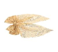 Hohopeti Large Gold Sequin Bow Hair Clip for Women, Sparkly Glitter Hair Accessory Big Bowknot, Decorative Hairpin Suitable for Parties and Everyday Wear