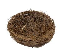 Hohopeti Large Outdoor Rattan Bird Nest for Garden Landscape Weather-resistant Woven Birdhouse Decoration Comfortable Spring Nest Model Easy Maintenance Ornamental for Birds