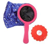 Hohopeti Large Trick Props Change Bag Set with 2Pcs Small Pull Flowers, Stage Performance Props for Magicians, Multipurpose Color Random Cloth Bag for Shows Random Color