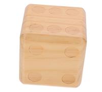 Hohopeti Large Wooden Dice Practical Large Dice for Outdoor Lawn Games for Backyard Parties Family Gatherings Weddings Safe Portable with Smooth Surface