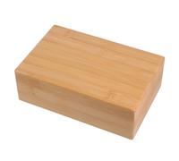 Hohopeti Large Yoga Block Made from Natural Bamboo with Smooth Surface and Easy to Clean Features for Yoga Exercise and Home Fitness Providing Sturdy Support