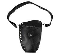 Hohopeti Leather Hairdressing Tool Case with Waist Belt Multi-Functional Hairdressing Waist Bag for Hairdressers for Barber Shop and Outdoor Activities