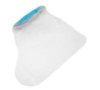 Hohopeti Leg Cast Cover for Shower Adult Clear Protector Sleeve Leakproof Seal Soft Breathable Skin-Friendly Material Shower Foot Cover for Wound and Bandage Protection