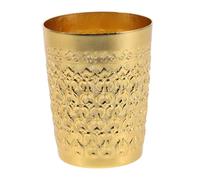 Hohopeti Lightweight Insulated Metal Coffee Mug Portable Rustic Vintage Tea Milk Cup for Camping Home Office Easy to Clean Stackable Thai Style Metal Drinkware