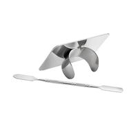 Hohopeti Makeup Mixing Palette Set with Foundation Blending Tray and Makeup, Large Artist Cosmetic Plate for Foundation and Concealer, Portable Nail Art Beauty Tool for Professional Use