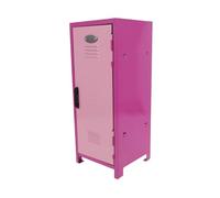 Hohopeti Makeup Organizer with Lid Mini Metal Cabinet 10.73x4.40x4.36in Stylish Decorative Iron Vanity Organizer for Efficient Desktop Storage and Space Optimization on Tabletop