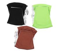 Hohopeti Male Dog Diapers Washable Reusable 36-42cm Waist Leakproof Belly Wraps for Puppies Dog Grooming